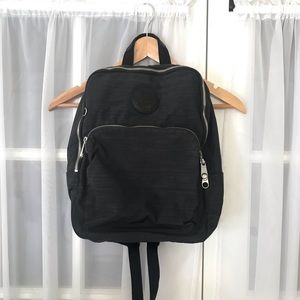 Kipling Black Zippered Backpack